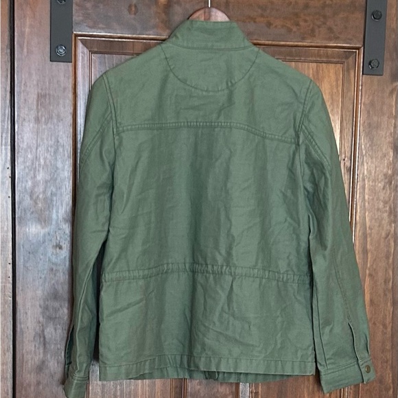 J. Crew Women’s Olive Green Zip Up Jacket Small - Picture 2 of 7